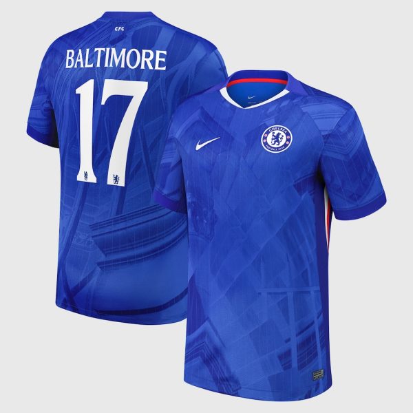 Chelsea Cup Nike Home Stadium Shirt 2025-26 with Baltimore 17 printing