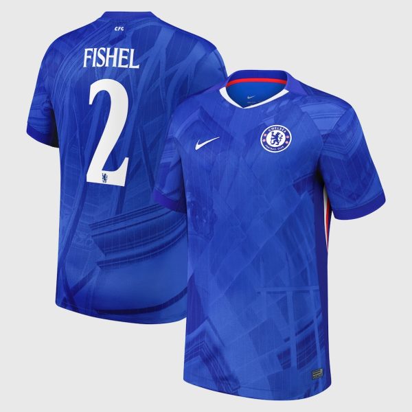 Chelsea Cup Nike Home Stadium Shirt 2025-26 with Fishel 2 printing