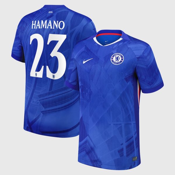 Chelsea Cup Nike Home Stadium Shirt 2025-26 with Hamano 23 printing