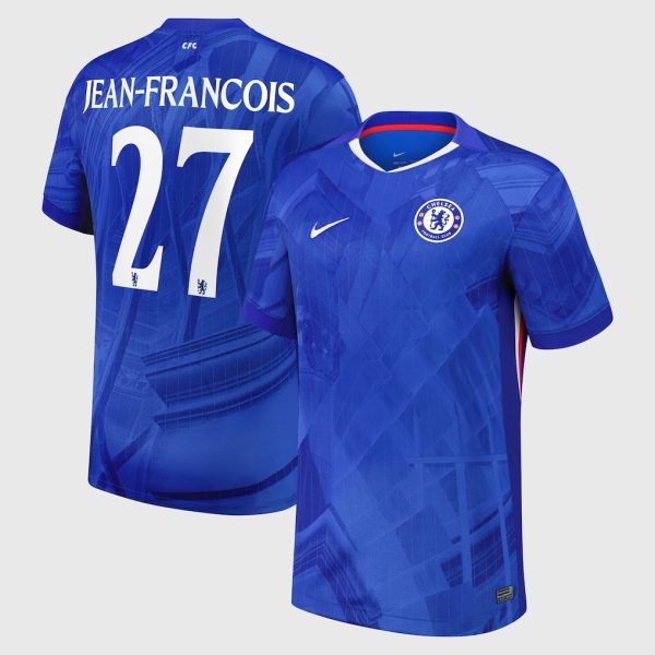 Chelsea Cup Nike Home Stadium Shirt 2025-26 with Jean-Francois 27 printing