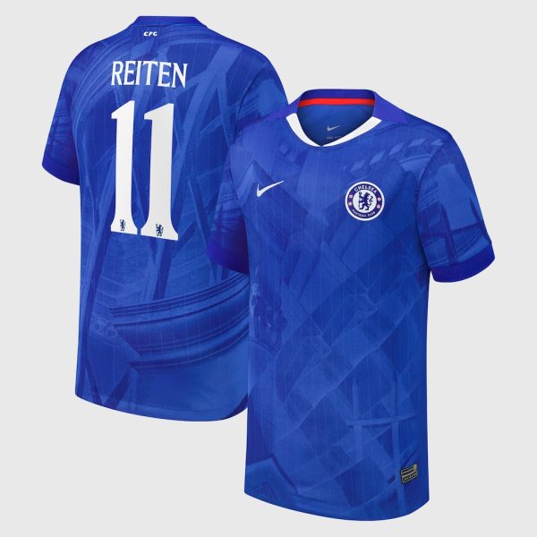 Chelsea Cup Nike Home Stadium Shirt 2025-26 - Youth with Reiten 11 printing