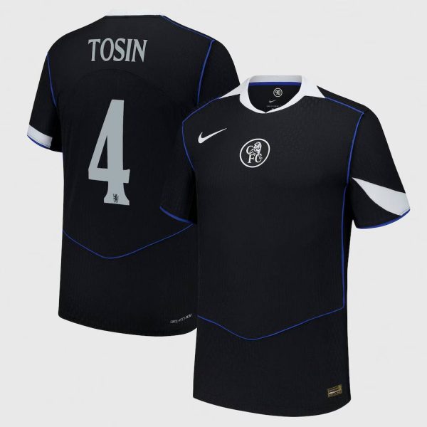 Chelsea Cup Nike Third Dri Fit Adv Match Shirt 2025-26 with Tosin 4 printing