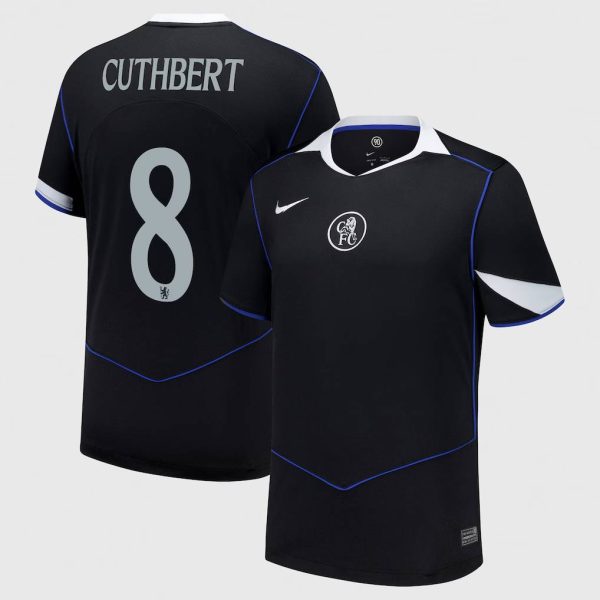 Chelsea Cup Nike Third Stadium Shirt 2025-26 with Cuthbert 8 printing