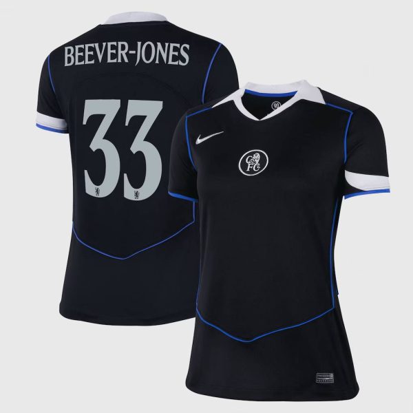 Chelsea Cup Nike Third Stadium Shirt 2025-26 - Womens with Beever-Jones 33 printing