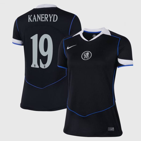 Chelsea Cup Nike Third Stadium Shirt 2025-26 - Womens with Kaneryd 19 printing