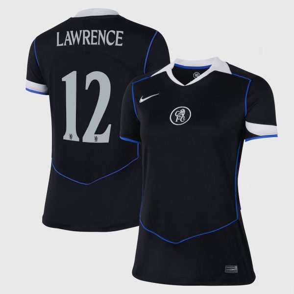 Chelsea Cup Nike Third Stadium Shirt 2025-26 - Womens with Lawrence 12 printing