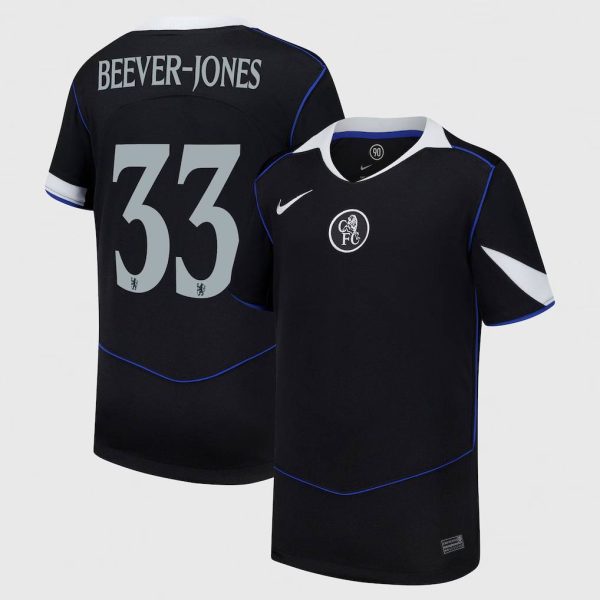 Chelsea Cup Nike Third Stadium Shirt 2025-26 - Youth with Beever-Jones 33 printing