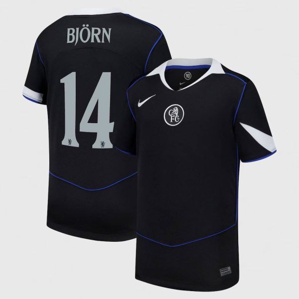 Chelsea Cup Nike Third Stadium Shirt 2025-26 - Youth with Björn 14 printing
