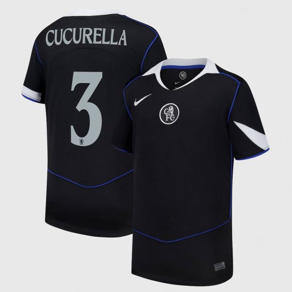 Chelsea Cup Nike Third Stadium Shirt 2025-26 - Youth with Cucurella 3 printing