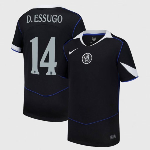 Chelsea Cup Nike Third Stadium Shirt 2025-26 - Youth with D.Essugo 14 printing
