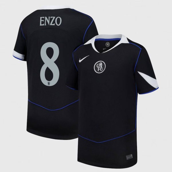 Chelsea Cup Nike Third Stadium Shirt 2025-26 - Youth with Enzo 8 printing