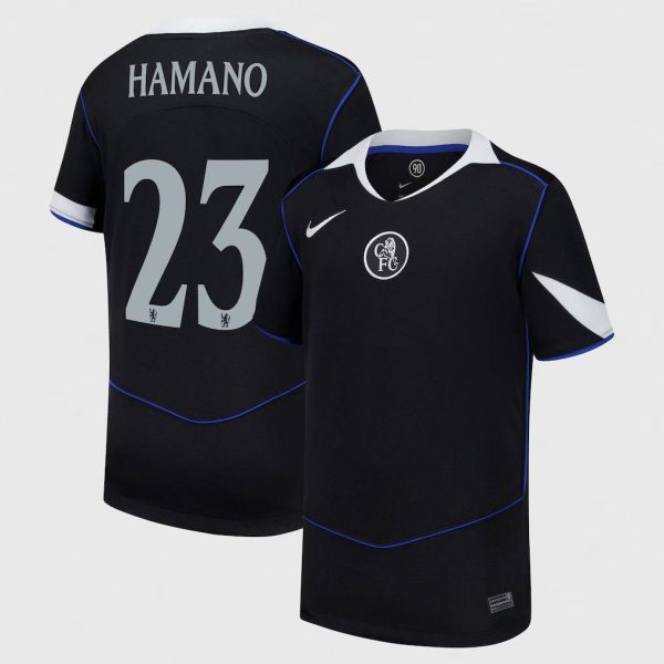 Chelsea Cup Nike Third Stadium Shirt 2025-26 - Youth with Hamano 23 printing