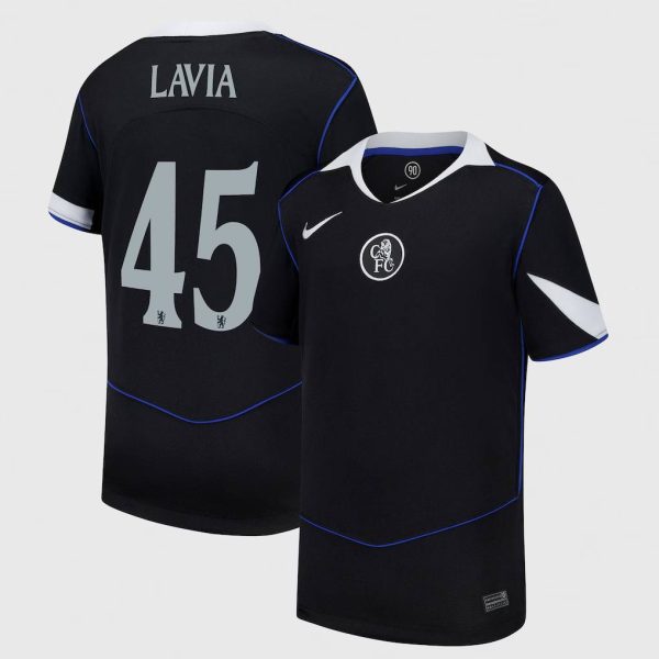 Chelsea Cup Nike Third Stadium Shirt 2025-26 - Youth with Lavia 45 printing