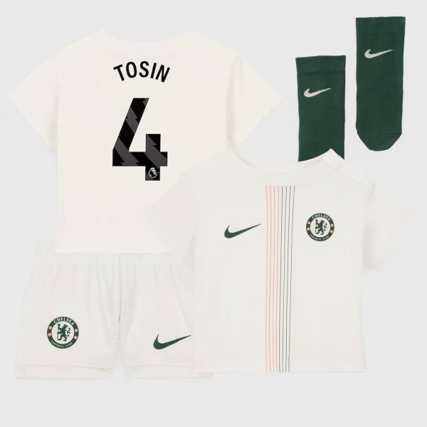 Chelsea Nike Away Stadium MiniKit 2025-26 - Infants with Tosin 4 printing