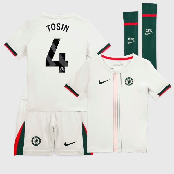 Chelsea Nike Away Stadium MiniKit 2025-26 - Little Youth with Tosin 4 printing