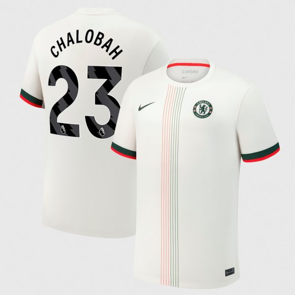 Chelsea Nike Away Stadium Shirt 2025-26 with Chalobah 23 printing