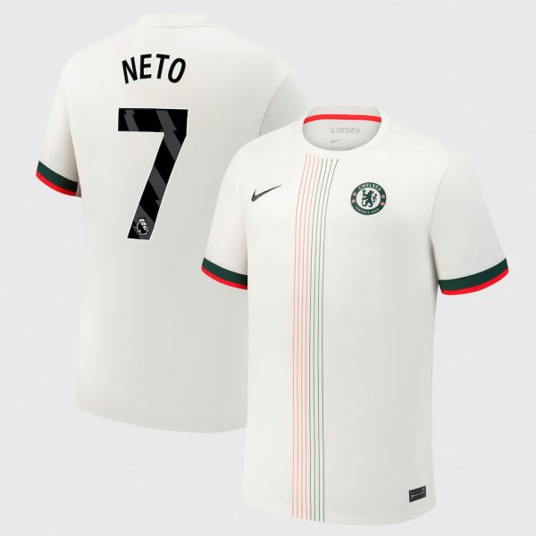 Chelsea Nike Away Stadium Shirt 2025-26 with Neto 7 printing
