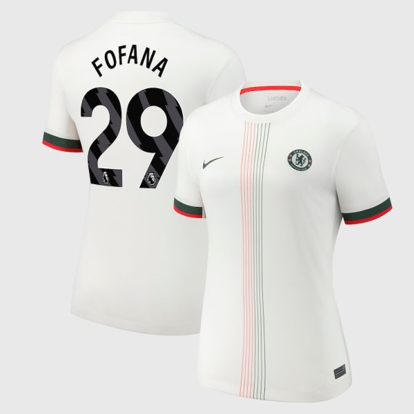 Chelsea Nike Away Stadium Shirt 2025-26 - Womens with Fofana 29 printing
