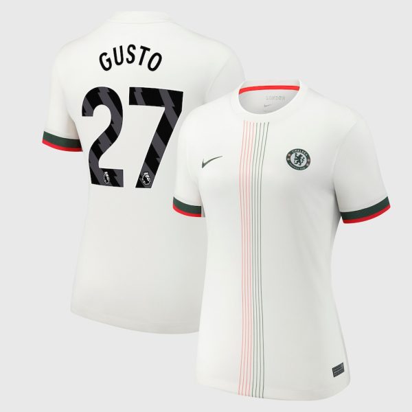 Chelsea Nike Away Stadium Shirt 2025-26 - Womens with Gusto 27 printing