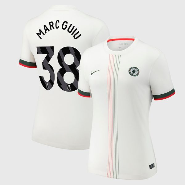 Chelsea Nike Away Stadium Shirt 2025-26 - Womens with Marc Guiu 38 printing