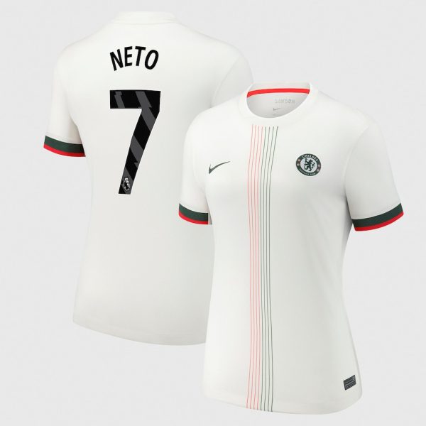 Chelsea Nike Away Stadium Shirt 2025-26 - Womens with Neto 7 printing