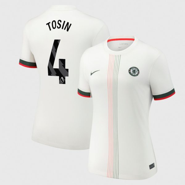 Chelsea Nike Away Stadium Shirt 2025-26 - Womens with Tosin 4 printing