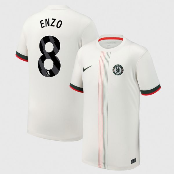 Chelsea Nike Away Stadium Shirt 2025-26 - Youth with Enzo 8 printing