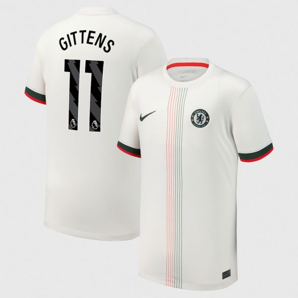 Chelsea Nike Away Stadium Shirt 2025-26 - Youth with Gittens 11 printing