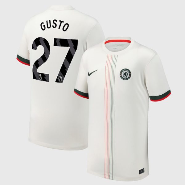 Chelsea Nike Away Stadium Shirt 2025-26 - Youth with Gusto 27 printing