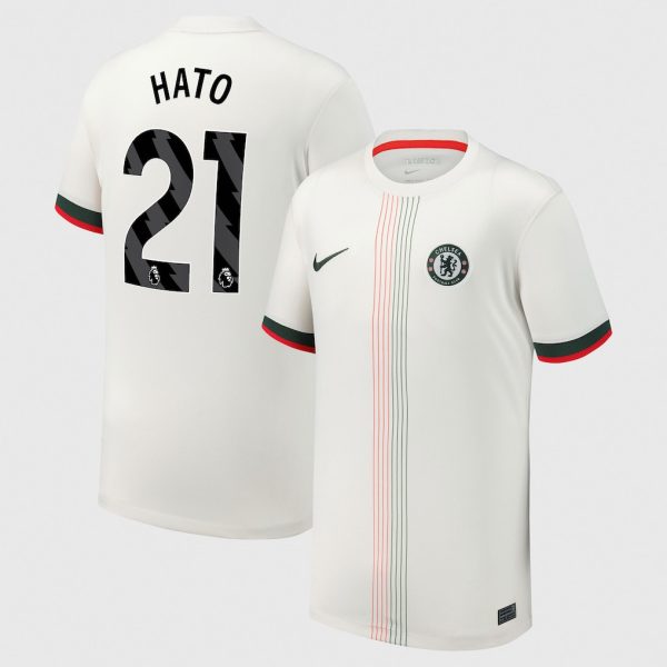 Chelsea Nike Away Stadium Shirt 2025-26 - Youth with Hato 21 printing