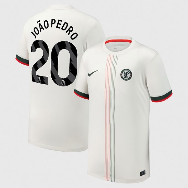 Chelsea Nike Away Stadium Shirt 2025-26 - Youth with João Pedro 20 printing