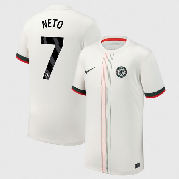 Chelsea Nike Away Stadium Shirt 2025-26 - Youth with Neto 7 printing