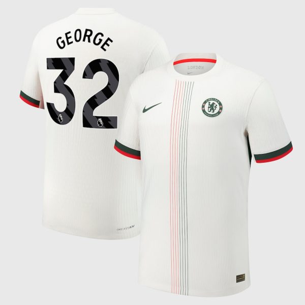 Chelsea Nike Dri Fit Adv Away Match Shirt 2025-26 with George 32 printing