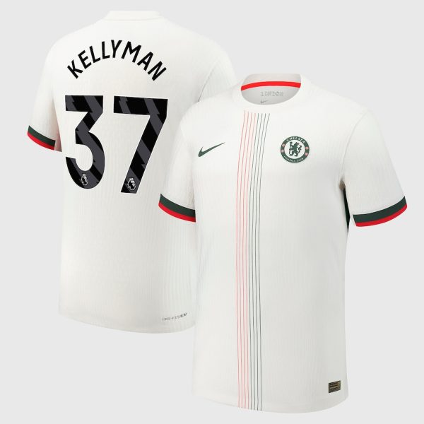 Chelsea Nike Dri Fit Adv Away Match Shirt 2025-26 with Kellyman 37 printing
