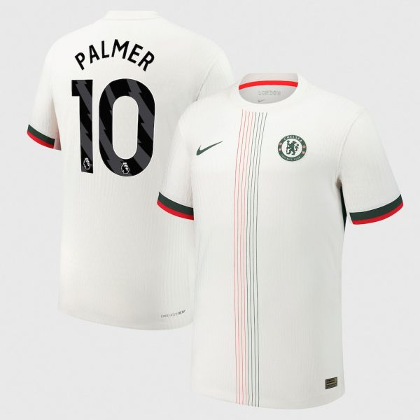 Chelsea Nike Dri Fit Adv Away Match Shirt 2025-26 with Palmer 10 printing
