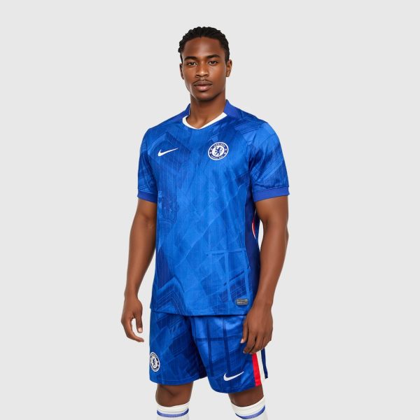 Chelsea Nike Dri-Fit Adv Home Match Shirt 2025-26 With Custom Printing