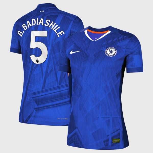 Chelsea Nike Dri-FIT ADV Home Match Shirt 2025-26 - Womens with B. Badiashile 5 printing