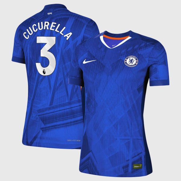 Chelsea Nike Dri-FIT ADV Home Match Shirt 2025-26 - Womens with Cucurella 3 printing
