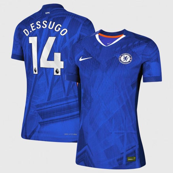 Chelsea Nike Dri-FIT ADV Home Match Shirt 2025-26 - Womens with D.Essugo 14 printing