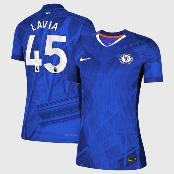Chelsea Nike Dri-FIT ADV Home Match Shirt 2025-26 - Womens with Lavia 45 printing