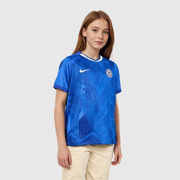 Chelsea Nike Dri-Fit Adv Home Match Shirt 2025-26 - Youth With Custom Printing