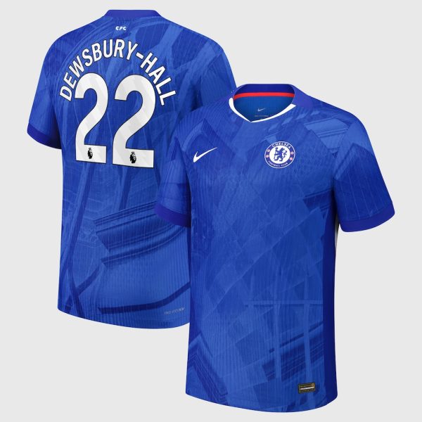 Chelsea Nike Dri-FIT ADV Home Match Shirt 2025-26 - Youth with Dewsbury-hall 22 printing