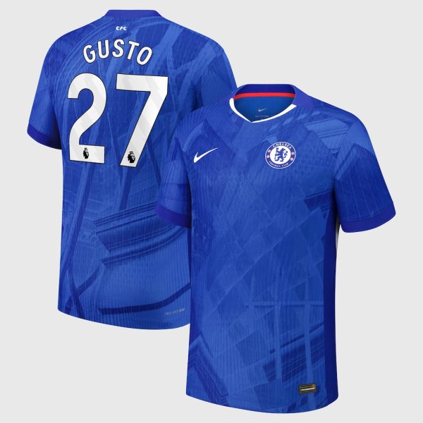 Chelsea Nike Dri-FIT ADV Home Match Shirt 2025-26 - Youth with Gusto 27 printing