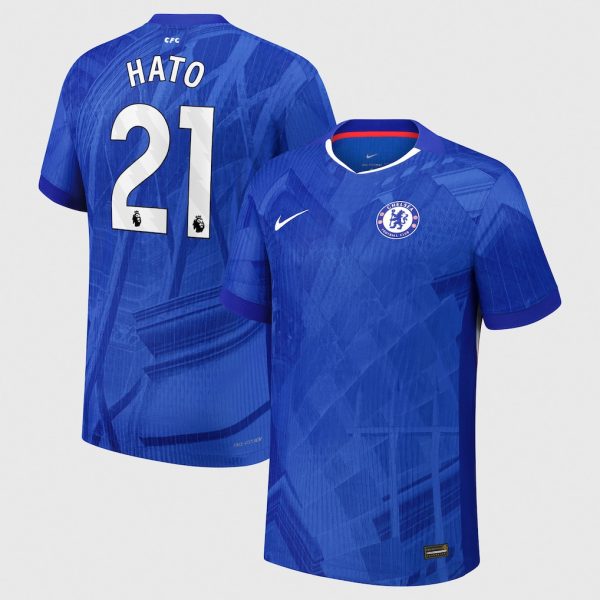 Chelsea Nike Dri-FIT ADV Home Match Shirt 2025-26 - Youth with Hato 21 printing