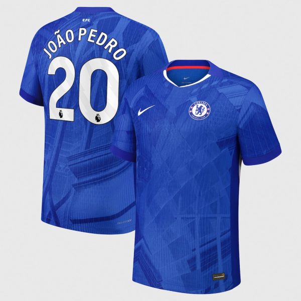 Chelsea Nike Dri-FIT ADV Home Match Shirt 2025-26 - Youth with João Pedro 20 printing
