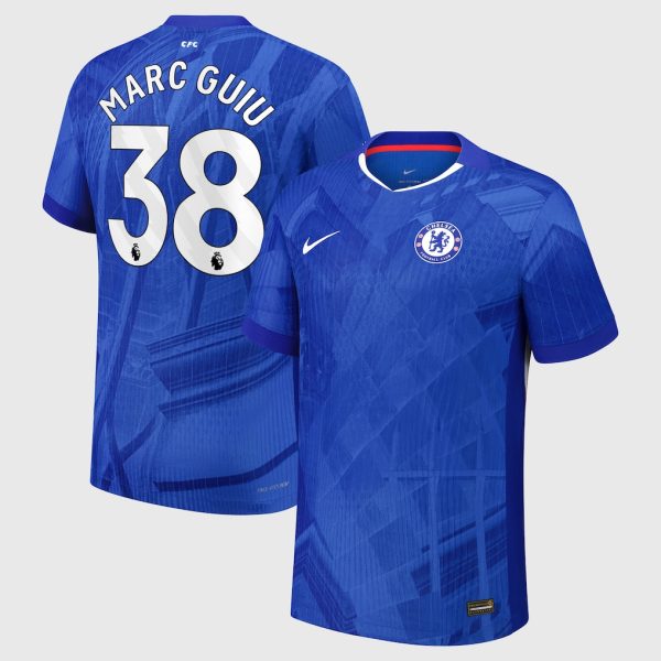 Chelsea Nike Dri-FIT ADV Home Match Shirt 2025-26 - Youth with Marc guiu 38 printing