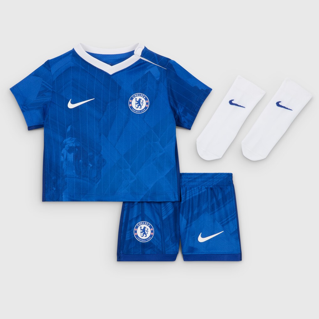 Chelsea Stores – Best Selection of chelsea nike home stadium kit 2025-26 – infants with kellyman 37 printing Chelsea Gear