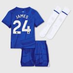 Chelsea Stores – Best Selection of chelsea nike home stadium kit 2025-26 – little youth with james 24 printing Chelsea Gear