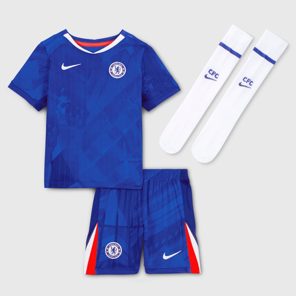 Chelsea Stores – Best Selection of chelsea nike home stadium kit 2025-26 – little youth with n.jackson 15 printing Chelsea Gear