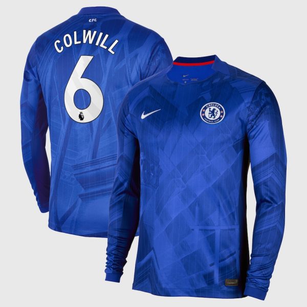 Chelsea Stores – Best Selection of chelsea nike home stadium long sleeve shirt 2025-26 with colwill 6 printing Chelsea Gear